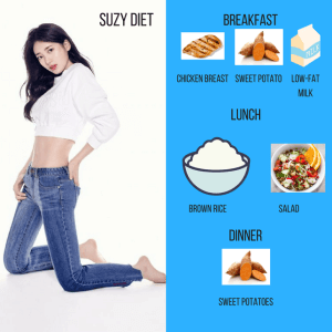 Thực đơn giảm cân của Suzy – Cách giảm cân an toàn, hiệu quả