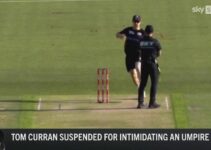 Unmasking the Sydney Sixers’ Controversy: Tom Curran’s Ban and the Umpire Intimidation Incident